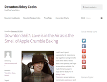 Tablet Screenshot of downtonabbeycooks.com